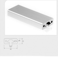 Profilé d'extrusion en aluminium fin et plat 1640, rail linéaire pour système de porte coulissante