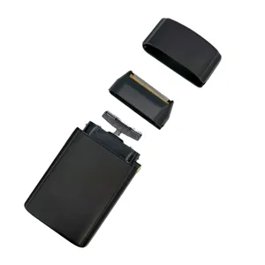 <span class=keywords><strong>Rasoir</strong></span> électrique pour hommes rechargeable par USB avec lame en acier inoxydable Surface miroir pour la coupe de la barbe domestique Poignée en plastique - Product Image 5