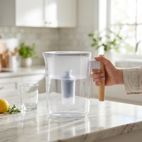 Filtros de Agua para Jarra de Agua Potable de Gran Sabor, 10 Tazas, 150 Galones, Tritan, Libre de BPA, Elimina Fluoruro, Cloro y Plomo, NSF LFGB