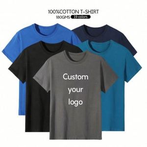 Unisex Men's Oversized Short Sleeve 100% Polyester Eco-Friendly Heat Transfers Dtg Embroidered Logo Custom Printed <b>T</b>-Shirt - Product Image 6