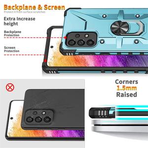 เคสโทรศัพท์กันกระแทกพร้อมวงแหวนโลหะสำหรับ Samsung Galaxy A73 5G A33 A53 A52 A12 A13 A42 A51 A50 A32 A21s A71 A22 <span class=keywords><strong>A41</strong></span> - Product Image 3