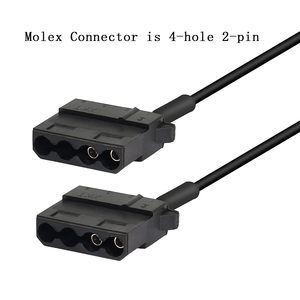 Кабель питания для вентилятора Molex 40 см с USB на 4-контактный кабель адаптера для корпуса компьютера с переключателем 1 на 2 канала - Product Image 3