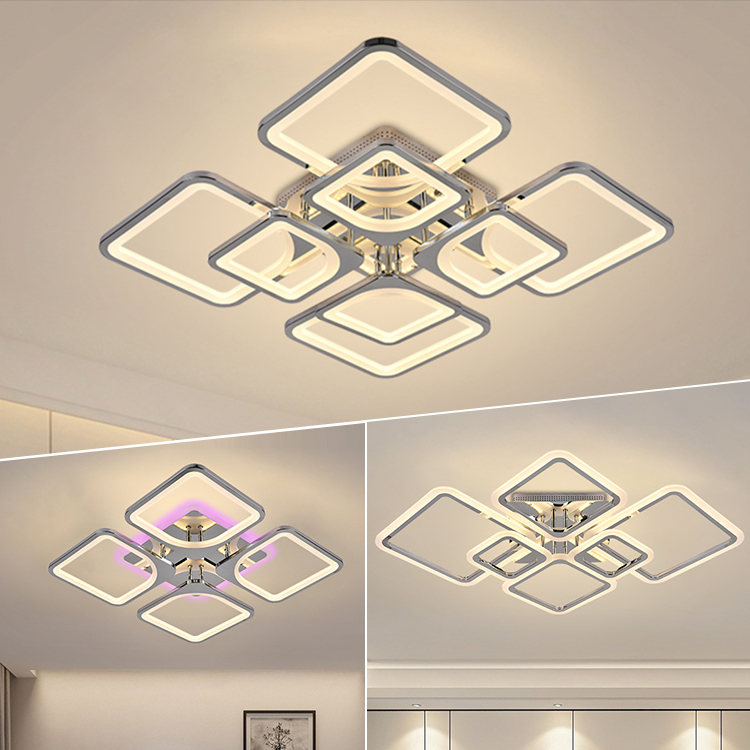 Design Ceiling Lights Modern Decorative Smart Lighting Chandeliers Living Room Bedroom Office Acrylic LED Ceiling Lamp