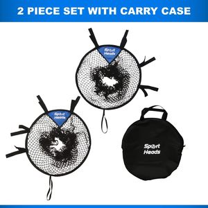 Obiettivi per l'allenamento di calcio (2 pezzi) |   Design Resistente con Cinghie Extra Lunghe e Piume d'Anatra |   3 piedi x 8 piedi |   Borsa da trasporto - Product Image 4
