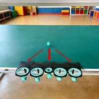 Table de jeu de lancer de balle en plastique pour intérieur et extérieur, pour parents et enfants, décompression, personnalisable, produit phare transfrontalier