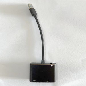 3 in 1 <span class=keywords><strong>USB</strong></span> <span class=keywords><strong>3.0</strong></span> <span class=keywords><strong>HDMI</strong></span> VGA ses Video dönüştürücü adaptör Splitter 1080P <span class=keywords><strong>4K</strong></span> çift ekran PC dizüstü projektör için - Product Image 6