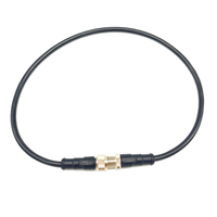 Ensemble de câble de capteur de connecteur circulaire personnalisé M12 8 broches mâle à femelle faisceau de câblage étanche