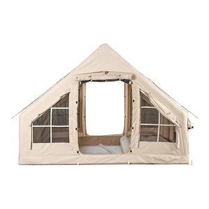 Large Beige Outdoor Camping Tent Waterproof Easy Setup for Outdoor Use - Product Image 5