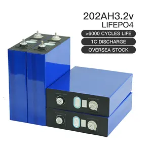 بطارية شحن مجاني Lishen 202Ah 200Ah 3.2V Lifepo4 الشمسية