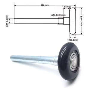 Nylon-Garagentorrollen mit Lager und Welle, Garagenrollen, Ersatz-Türbeschläge Vollständige Größentabelle & Auswahlhilfe - Product Image 3