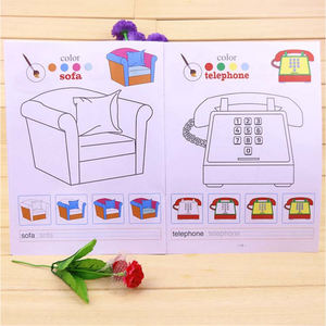 <span class=keywords><strong>Livre</strong></span> de coloriage et de dessin pour enfants de maternelle avec papier offset - Product Image 5