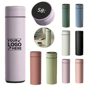 <b>Smart</b> Water Bottle 480ML with Temperature Display Hydration Reminder USB Rechargeable Leakproof EcoFriendly for Fitness Travel - Product Image 1
