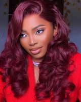 DKL 13*6 Lace Frontal Cheveux Humains Brésiliens Vierge Closure Bouclés Ondulés Profonds 10-24 Pouces