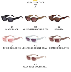 STORY STY2449D-Lunettes de soleil de luxe pour femmes, nouveauté, mode œil de chat, rose, LOGO personnalisé, verres dégradés, couleur gelée, 2025 - Product Image 6