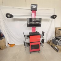 Machine d'alignement de roues 3D industrielle haut de gamme avec écran LED double pour les ateliers de réparation de pneus