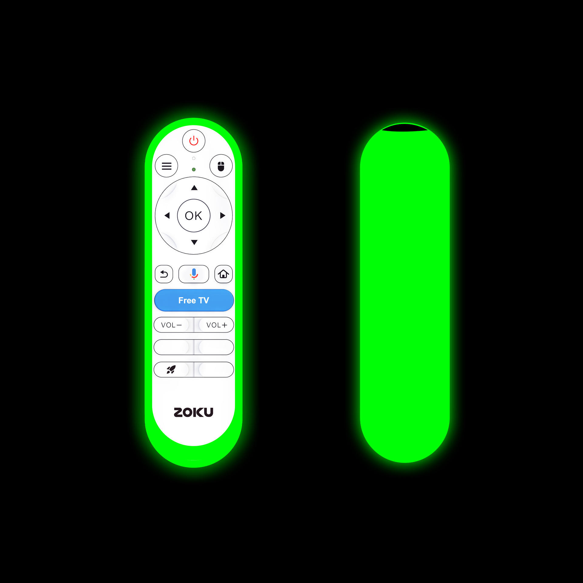 Étui en silicone Night-glow pour télécommande Zoku