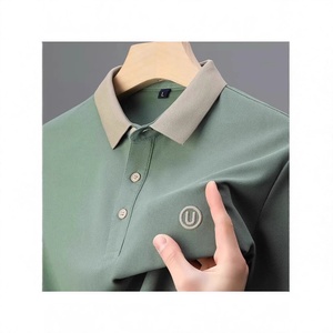 Exclusivité transfrontalière Été 2026 Chemise brodée pour <span class=keywords><strong>homme</strong></span>, style décontracté et respirant, à manches courtes, pour jeunes et hommes d'affaires d'âge moyen - Product Image 3