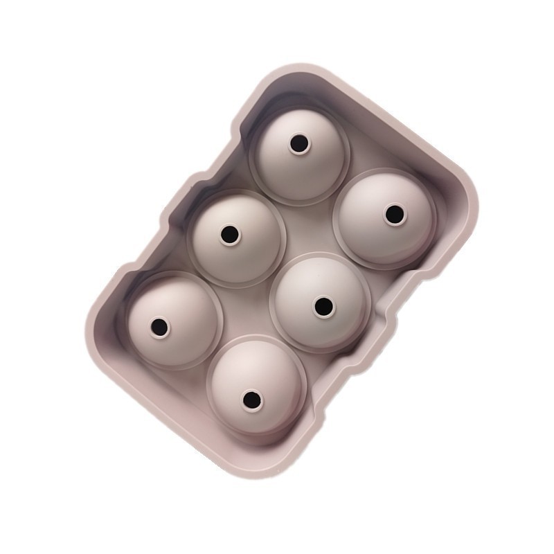 6-Ball Ice Grid Morandi Pink