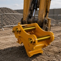 Attache rapide hydraulique puissante pour excavatrice, robuste, pour un remplacement rapide des outils, attache rapide renforcée haute pression