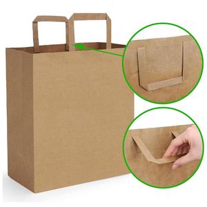 Cosmetics <b>Clothes</b> Packaging Kraft Paper Bags Personalized Green Luxury Custom Shopping Bags for Supermarket Use - Product Image 2