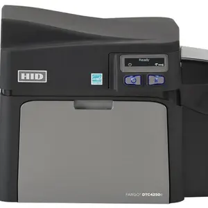Trabajo de cinta de color Fargo 45200 para impresora de tarjetas de plástico de una cara DTC4250e con conectividad USB y Ethernet
