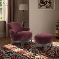 EKAR Fauteuil en bois moderne Design en bois de hêtre pour espaces de détente-pour la maison, le bureau et le salon Confort