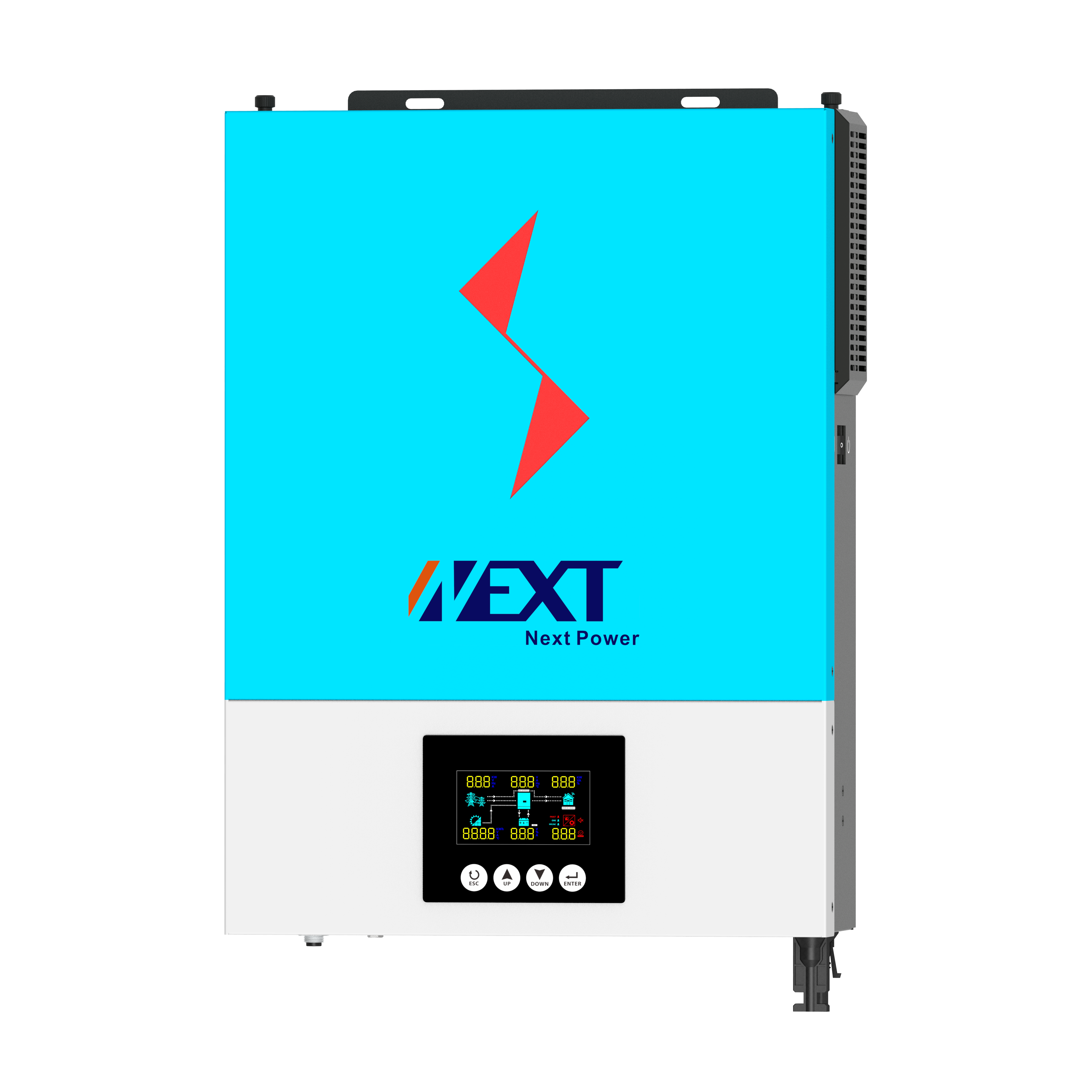 3.6KW 24V Hybrid On/ Off Grid Solar All In One Inverter Solar Energy Systems Pure Sine Wave Inverters MPPT Built-in