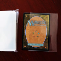 Protège-cartes en PP anti-humidité format standard, chargement latéral, ajustement parfait pour double encoche
