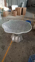 Chaise en forme de main en fibre de verre, grande, miroir mosaïque argenté, faite main sur mesure, pour décoration intérieure de boîte de nuit et d'hôtel