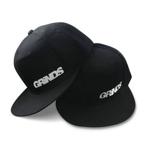 High Quality 100% Cotton <b>Flat</b> Brim Hat Custom Logo Hats for <b>Men</b> 3D Embroidery Sports Snapback Hats - Product Image 1