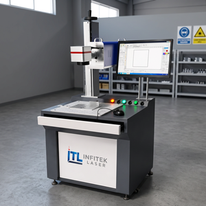 Grabador Láser de CO2 de Alta Velocidad Infitek para Identificación de Tubos Metálicos, Codificación, Marcaje y Aplicaciones de Marcado Permanente - Product Image 1