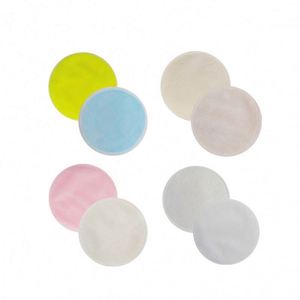 Tampons démaquillants réutilisables en coton lavables écologiques pour tous types de peau avec sac en filet pour le rangement et les cadeaux - Product Image 3