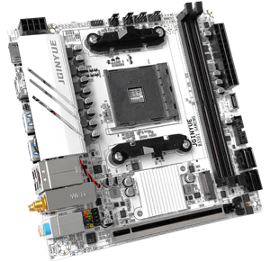 Jginyyue B550i गेमिंग मिनी itx मदरबोर्ड रीजेन R5 4000/5000 सीरीज़ प्रोसेसर के लिए समर्थन करता है <span class=keywords><strong>Ddr4</strong></span> राम amd चिपसेट नया उत्पाद - Product Image 2