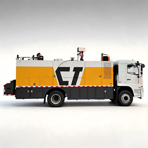 Camion recyclateur d'asphalte mobile SHACMAN, véhicule d'entretien des routes à mélange chaud - Product Image 1