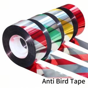 80/50M Boerderijen Tuin Boomgaard Vogel Afstotend Lint Raster Bloem Dubbelzijdig Reflecterend Lint Weg Vogel Voor Landbouwgrond - Product Image 6