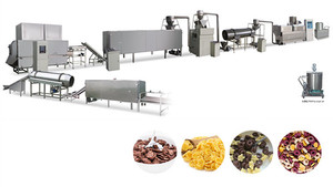 Dây chuyền sản xuất máy ăn nhẹ ngũ cốc ăn sáng để chế biến mảnh ngô - Product Image 5