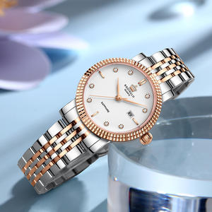 Montres pour femmes montres à quartz minces montres-bracelets étanches en acier inoxydable vente en gros montres pour femmes décontractées d'affaires - Product Image 2