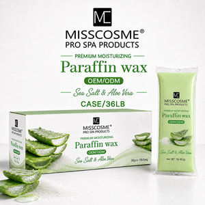 Cire de <span class=keywords><strong>paraffine</strong></span> en vrac pour marque privée, sacs de 1 lb, cire pour soins des mains et des pieds, pour salons de manucure professionnels et fournitures de beauté - Product Image 1