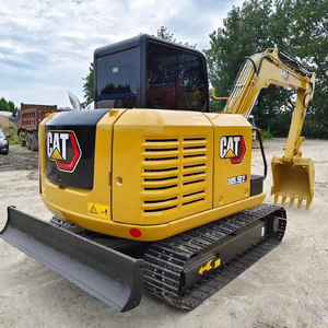Petite pelle sur chenilles Cat305.5E2 d'occasion haute performance à faible durée de travail Prix réduit-Palier PLC de la pompe à noyau - Product Image 1