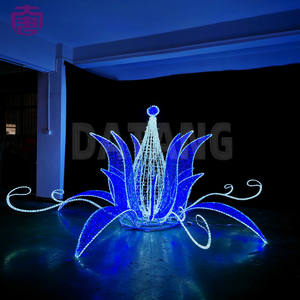 Luces Decorativas de Flores 3D de Lujo para Iluminación de Caminos de Jardín en Bodas al Aire Libre y Decoración de Eventos Nocturnos Navideños - Product Image 4