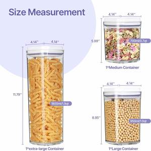 <b>Container</b> <b>Storage</b> Fridge Organiser <b>Storage</b> Box Food <b>Container</b> <b>Kitchen</b> Airtight Food <b>Storage</b> <b>Containers</b> - Product Image 4