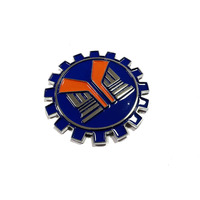 Logo personnalisé 3D ABS Plastique Chrome Emblème de voiture Insigne de voiture Chrome Lettre Autocollant Auto Emblème de voiture Badges en gros