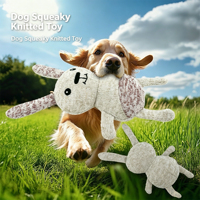 Jouet en peluche couineur pour chien, en polyester, résistant à la perte de poils, durable pour la dentition des chiots, best-seller