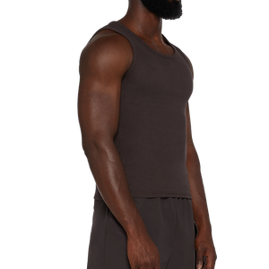 Custom Tanktop Hoge Kwaliteit Muscle Fit 100% Katoen Geribbelde Tanktop Heren Gym Workout Streetwear Mouwloze <span class=keywords><strong>T</strong></span>-<span class=keywords><strong>Shirt</strong></span> - Product Image 2