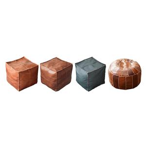 Boho marocchino rotondo Pouf Cover stile arte natale Pouf Pouf Ottoman per soggiorno arredamento per il matrimonio - Product Image 5