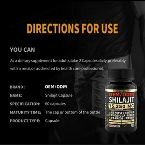 Cápsulas de Extracto Puro de Shilajit, Suplementos para Estimular el Sistema Inmunitario, Soporte Inmunitario, Shilajit Natural del Himalaya - Product Image 3