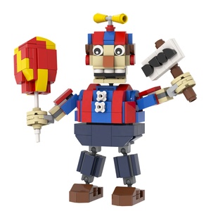 MOC1464 MOC FNAF Balloon Boy Figuras de Acción Bloques de Construcción Sets de Figuras Ladrillos Juguetes de Amigos 5 Noches en <span class=keywords><strong>Freddy</strong></span> Figura de Anime - Product Image 6