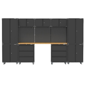Kinbox 13 Pieces Garage Furniture Storage Workbench/ Cabinet With Drawers for Home Use 20CM13 Garage <b>Tool</b> <b>Box</b> for Home Use - Product Image 5