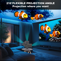 Projecteur intelligent F06 pour maison connectée, best-seller, 4K Full HD, WiFi et Bluetooth, mini cinéma portable, lampe LED, Android 13, directement de l'usine