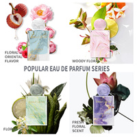 Perfume Floral para Mujer, Venta al Por Mayor, Aroma Suave de Iris y Rosa, Diseño Exquisito de Alta Gama para el Uso Diario